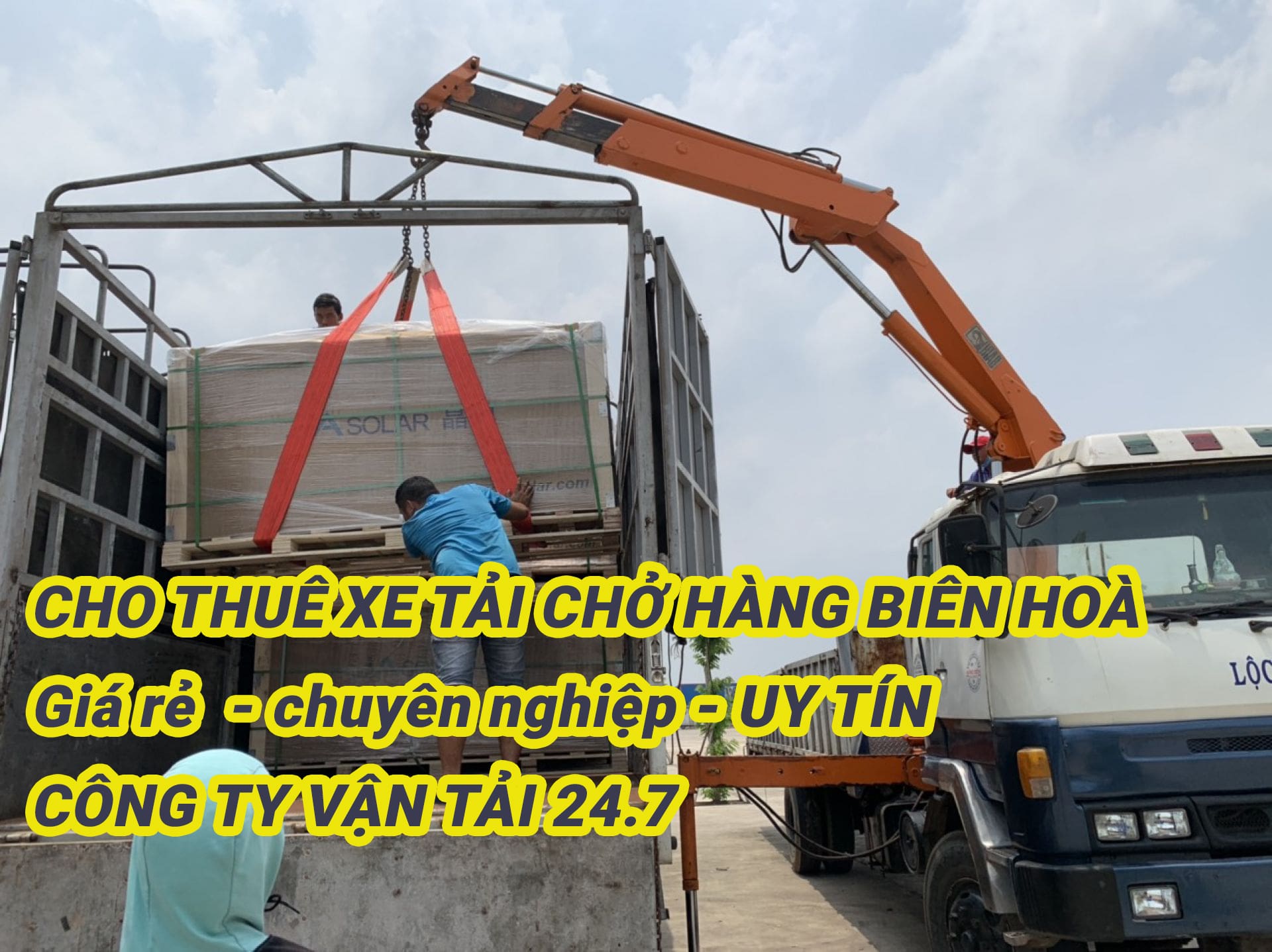 Cho thuê xe tải chở hàng tp Biên Hoà | vận tải 24/7