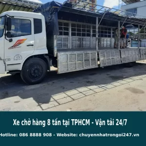 Xe chở hàng 8 tấn tại TPHCM - Vận tải 24/7
