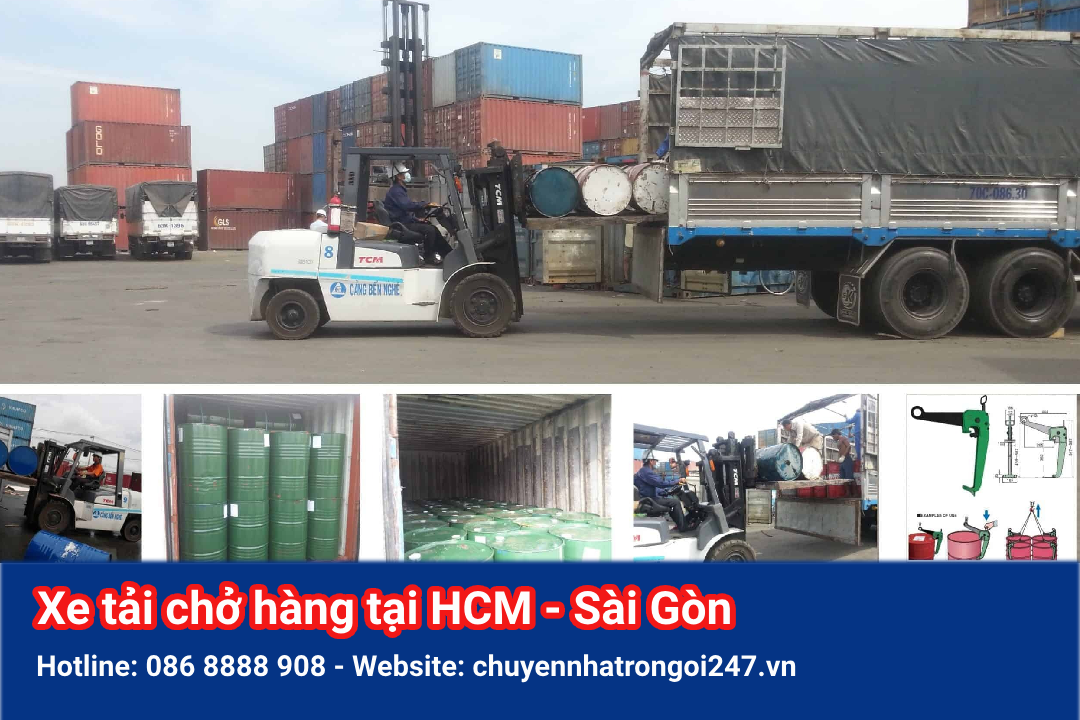Xe tải chở hàng tại HCM - Sài Gòn