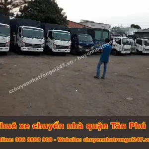 Thuê xe chuyển nhà quận Tân Phú